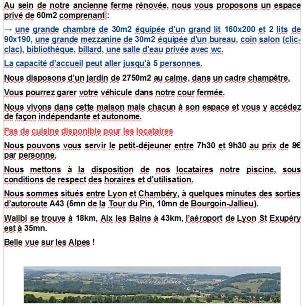Le Temps D'Une Pause Cessieu 外观 照片